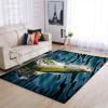 Bass Fishing rug carpet