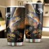 Brown Trout Fishing Tumbler Cup Fishing mug gift for fisherman