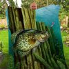 Crappie one Fleece Blanket