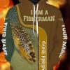 I am a fisher man brown trout fishing full printing shirt and hoodie - TATS44