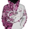 Personalized tuna fishing pink tattoo full printing shirt, hoodie, long sleeves