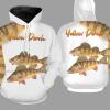 Yellow perch fishing full printing