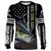 Bass Fishing Reel Cool Dad Custome Name 3D All Over Printed Shirts Personalized gift TATS131