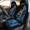 Walleye Fishing Blue muddy camo Customize 3D Printed Seat Covers, perfect car accessories