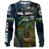 Walleye Custom name All over print shirts - personalized fishing gift for men, women and kid - IPH1313