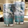 King Mackerel Fishing Customize name Tumbler Cup Personalized Fishing gift for fisherman
