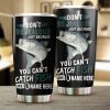 Striped Bass Fishing Don't be jealous Funny Customize name  Stainless Steel Tumbler Cup Personalized Fishing gift for fisherman