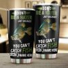 1pc Funny Don't be a hater Crappie Fishing Customize name Stainless Steel Tumbler Cup