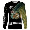 Northern Pike Fishing scale Customize name All over print shirts - personalized fishing gift for men and women - IPH1033