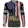 Brown Trout Fishing 3D American Flag Patriot Customize name All over print shirts - personalized Patriotic 4th of July fishing shirt gift for men, women and kid - IPH1165