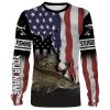 Sturgeon Fishing 3D American Flag Patriot Customize name All over print shirts - personalized Patriotic 4th of July fishing shirt gift for men, women and kid - IPH1175