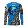 Largemouth Bass Fishing Camo customize name long sleeves, Long sleeve hooded  personalized gift for Fishing lovers - IPH1754