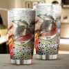 Texas Slam Fishing Skin Customize name Tumbler Cup Personalized Fishing gift for fisherman