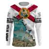 Bonefish Fishing Florida Flag customize name long sleeves shirts  personalized gift for Fishing lovers - IPH1775