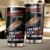 Rainbow Trout (Steelhead) Fishing Don't be jealous Funny Customize name  Stainless Steel Tumbler Cup Personalized Fishing gift for fisherman