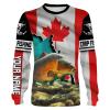 Carp Fishing 3D Canada Flag Patriot Custom name All over print shirts - personalized fishing gift for men and women - IPH1452