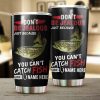 Smallmouth Bass Fishing Customize name Stainless Steel Tumbler Cup Personalized Fishing gift for fisherman