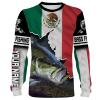 Bass Fishing 3D Mexico Flag Customize name All over print shirts - personalized fishing gift for men, women and kid - IPH1225
