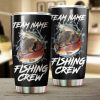 Texas Slam  Fishing Crew Customize name Stainless Steel Tumbler Cup Personalized Fishing gift fishing team