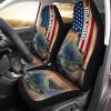 Flathead Catfish Fishing American Flag Customize 3D Printed Seat Covers, perfect car accessories