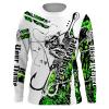 Fishing Fish reaper Green Muddy camo customize name long sleeves, Long sleeve hooded  personalized gift for Fishing lovers - IPH1744