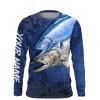 Chinook Salmon (King Salmon) Fishing customize name long sleeves, Long sleeve hooded  personalized gift for Fishing lovers - IPH1746