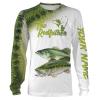 Largemouth Bass Fishing The RodFather Custome Name 3D All Over Printed Shirts Personalized Fishing gift For Adult And Kid NQS342