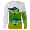 Mahi-mahi Fishing Customize Name 3D All Over Printed Shirts For Adult And Kid Personalized Fishing Gift NQS261