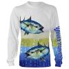 Tuna Fishing Customize Name 3D All Over Printed Shirts For Adult And Kid Personalized Fishing Gift NQS262