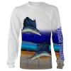 Sailfish Fishing Customize Name 3D All Over Printed Shirts For Adult And Kid Personalized Fishing Gift NQS269