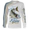 Striped bass Fishing Custome Name 3D All Over Printed Shirts Personalized Fishing gift For Adult And Kid NQS343