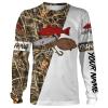 Texas Slam Redfish, Speckled Trout, Flounder Fishing Camo Customize Name 3D All Over Printed Shirts NQS454