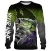 Bass Fishing Customize Name 3D All Over Printed Shirts Personalized Gift For Father's day NQS353