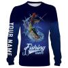 Fishing Makes Me Happy Sailfish Fishing 3D All Over printed Customized Name Shirts For Adult And Kid NQS321
