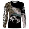 Striped Bass (Striper) Fishing Customize Name Fishing Camo All Over Printed Shirts Personalized Fishing Gift For Adult And Kid NQS381
