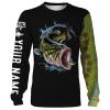 Largemouth Bass Fishing scale Customize name All over printed shirts - personalized fishing shirts for men, women and kid - NQS389