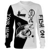 Northern Pike Fish On Custome Name 3D All Over Printed Shirts For Adult And Kid Personalized Fishing gift NQS336