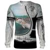Striped Bass Fishing Scale Customize name 3D All over print shirts - personalized fishing gift for Adult and Kid - NQS426