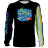 Grand Slam Saltwater Fish Customize name 3D All Over Printed Shirts Black Version - NQS223