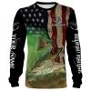 Redfish Puppy Drum Fishing 3D American Flag Patriotic Customize name All over print shirts - personalized fishing gift for Adult and Kid - NQS501