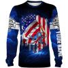 Mahi Mahi ( Dorado) Fishing 3D American Flag Patriot Customize name All over print shirts - personalized fishing gift for men and women and Kid - NQS424