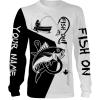 Tuna Fish On Custome Name 3D All Over Printed Shirts For Adult And Kid Personalized Fishing gift NQS357