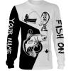 Redfish Puppy Drum Fish On Custome Name 3D All Over Printed Shirts For Adult And Kid Personalized Fishing gift NQS360