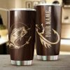 Bass Fishing Customize name Tumbler Cup Personalized Fishing gift for men and women