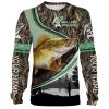 Walleye fishing camo Customize name fishing All over print shirts design - fishing gift for men and women - IPH904