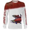 Coho Salmon Tournament fishing Customize name All over print shirts personalized fishing gift  - IPH925
