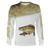 Walleye Tournament fishing Customize name All over print shirts personalized fishing gift  - IPH931