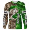 Bass fishing camo Customize name All over print shirts Personalized Fishing gift for men and women - IPH953