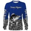 Walleye fishing Customize name All over print shirts Personalized Fishing gift for men and women - IPH955