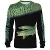 Musky Tournament fishing Customize name All over print shirts personalized fishing gift Black version  - IPH957